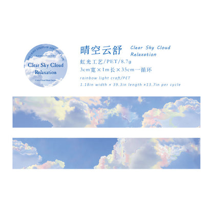 Rainbow Heart Series Rainbow Light PET Tape