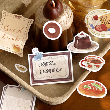 Idle Cottage Series Sticker featuring cottage designs for journaling, scrapbooking and collage