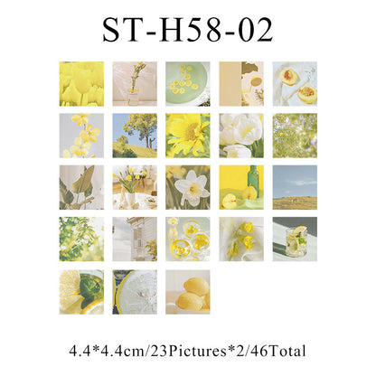 The flowers are still in full bloom Sticker