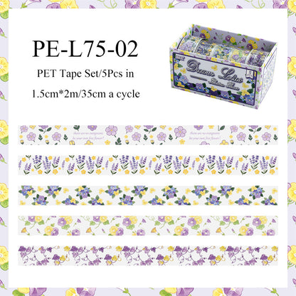 Chilin Flower Blooming Series PET Tape Set