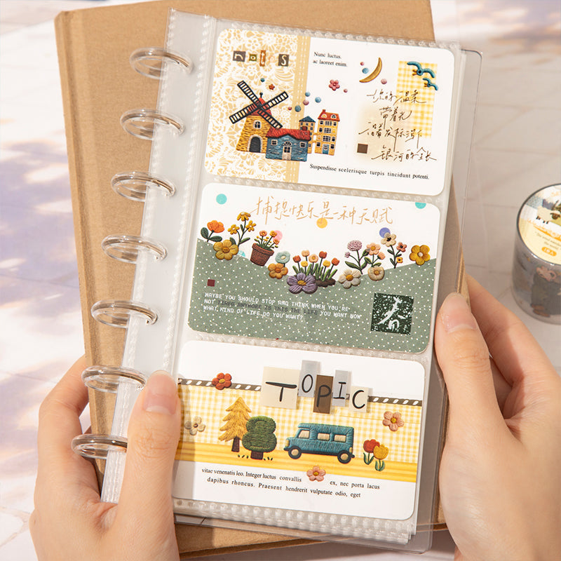 Journey of the Wind Series Die Cutting PET Tape featuring wind designs for journaling, scrapbooking and collage
