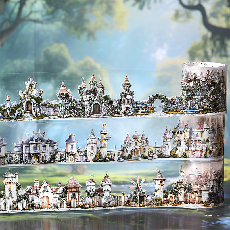 Fairy Tales Castles Series Die Cutting PET Tape