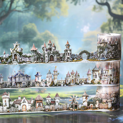 Fairy Tales Castles Series Die Cutting PET Tape