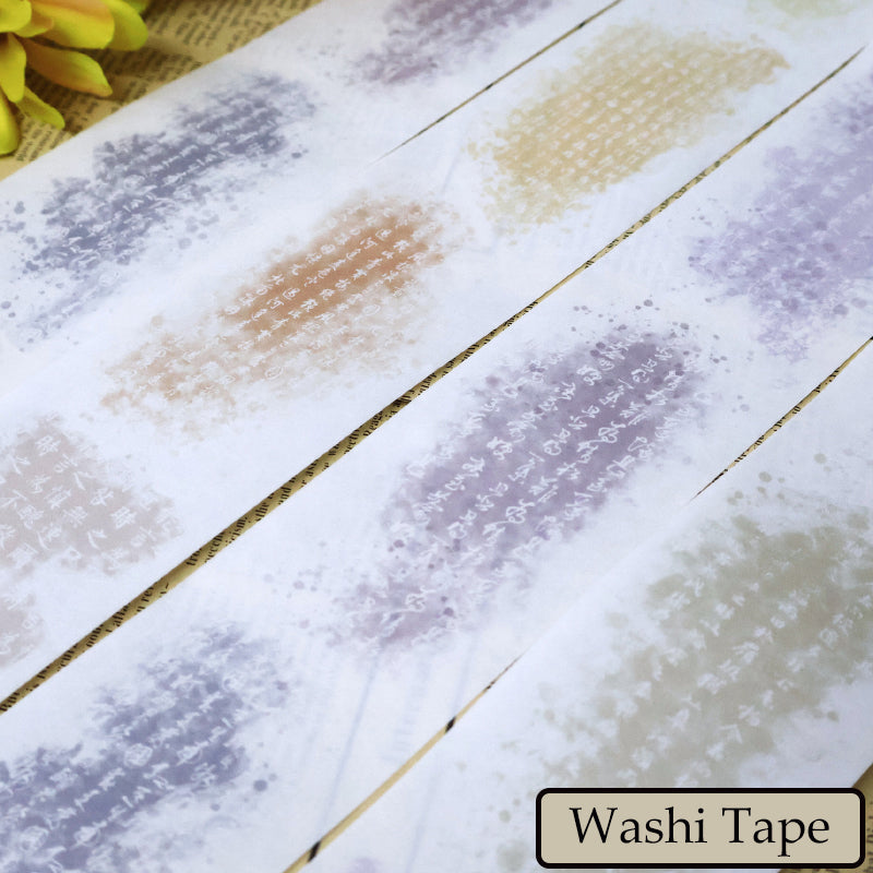 Ruban adhésif Washi/PET découpé Wen Yan 5,5 cm * 100 cm
