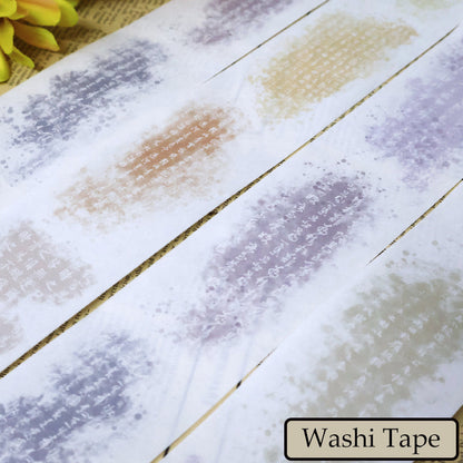 Ruban adhésif Washi/PET découpé Wen Yan 5,5 cm * 100 cm