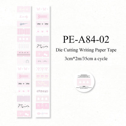 Showa Monologue series Die Cutting Writing Paper Tape