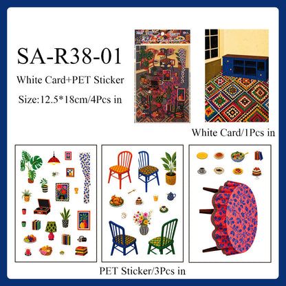 Art Residence Series 3D Sticker