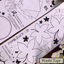 10cm*250cm Frame Shadow Notes Die Cutting Washi/PET Tape