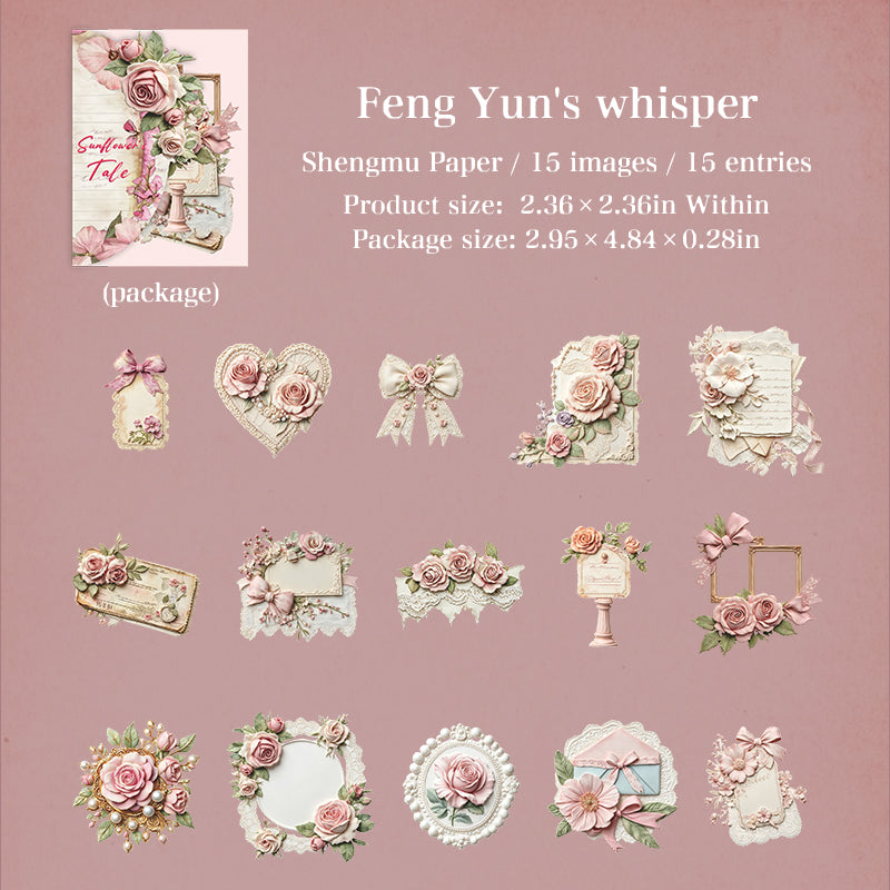 Sunflower Blossom Tale Series Sticker