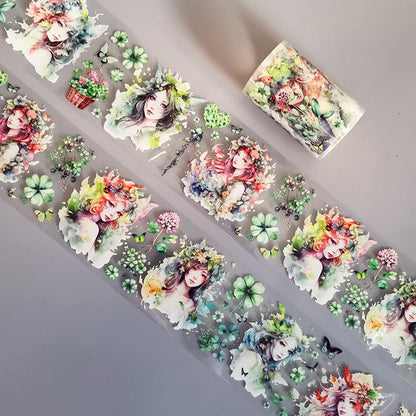 Monet Garden Series PET Tape featuring garden designs for journaling, scrapbooking and collage