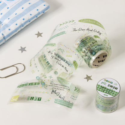Whispers of life series Die Cutting PET Tape for journaling, scrapbooking and collage