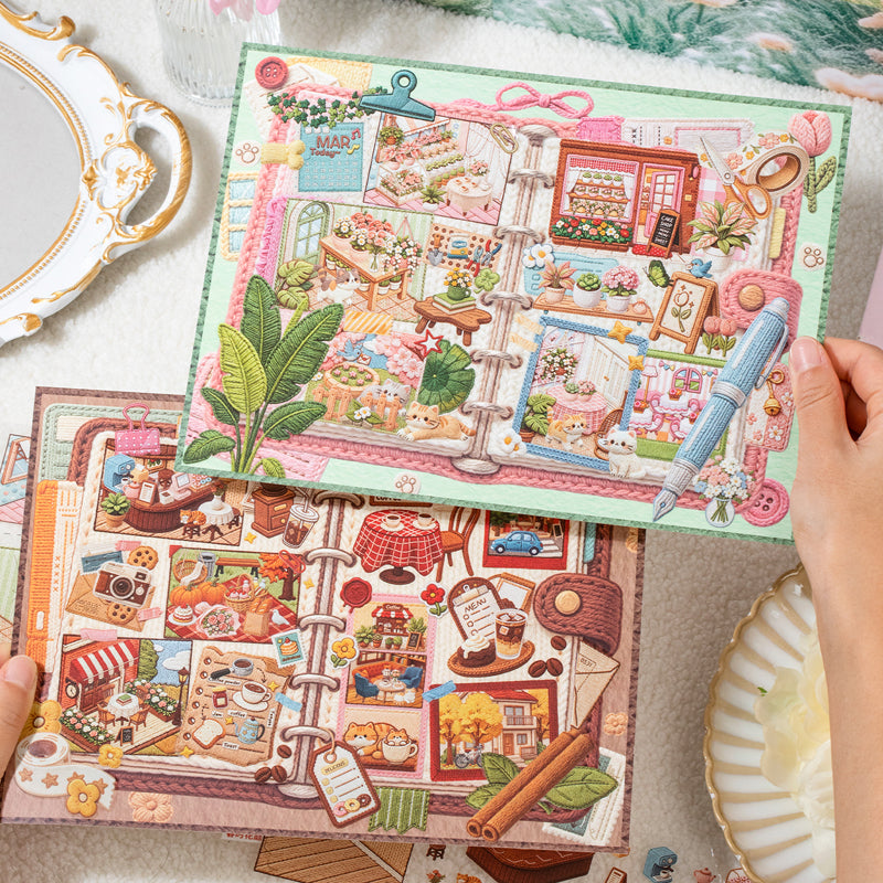 Wondrous Journey Series 3D Sticker for journaling, scrapbooking and collage