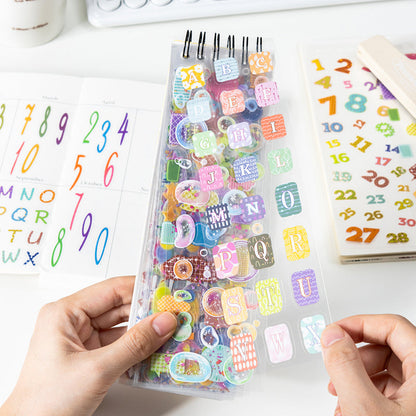 Basic Accent Series Sticker Book featuring book designs for journaling, scrapbooking and collage