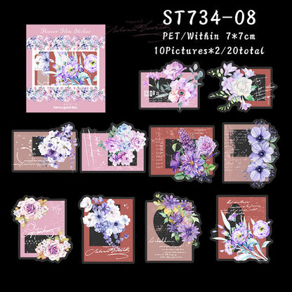 Flower film Sticker