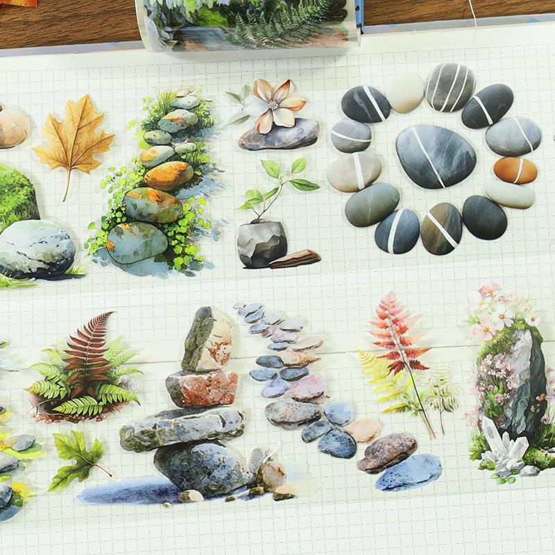Imprints of the Vast Sea PET Tape featuring sea designs for journaling, scrapbooking and collage