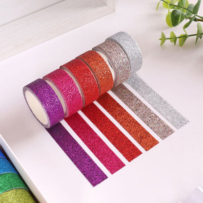 Flash Powder Washi Tape Set for journaling, scrapbooking and collage