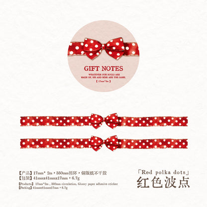 Gift Notes Series Coated Paper Tape