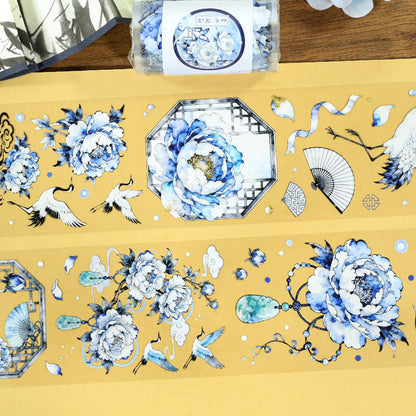 Sudan Cream PET Tape featuring cream designs for journaling, scrapbooking and collage