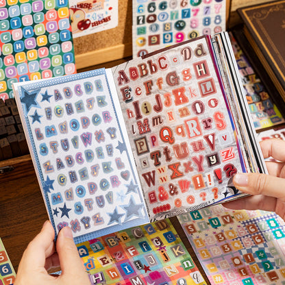 Little Moments Diary Series Sticker Book featuring book designs for journaling, scrapbooking and collage