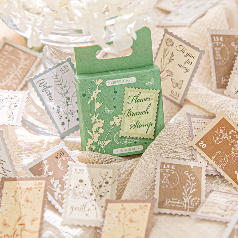 Flower stamp Sticker