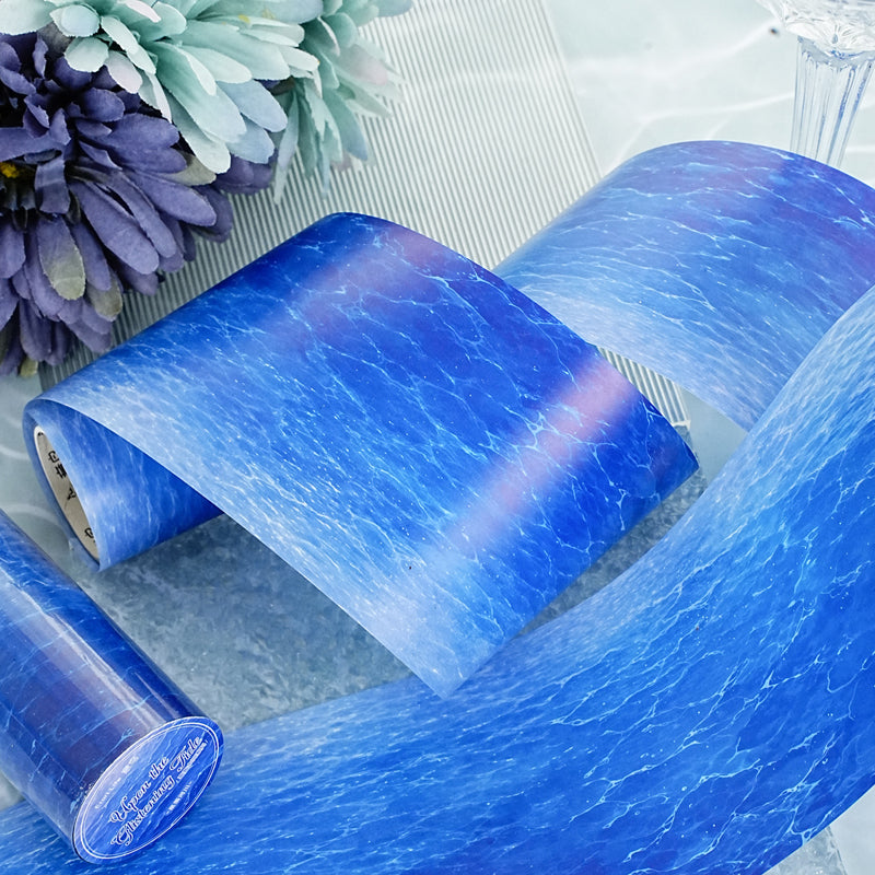Clear Water Series PET Tape for journaling, scrapbooking and collage