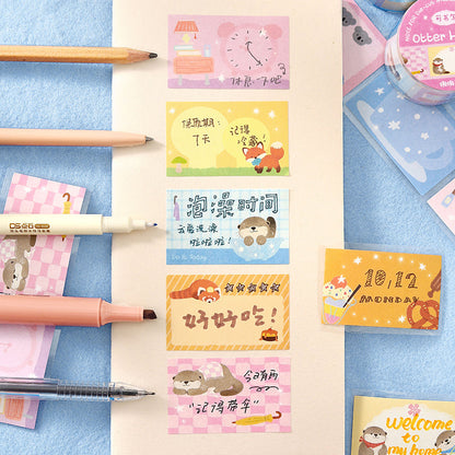 BOBO Post Office Series Die Cutting Writing Paper Tape