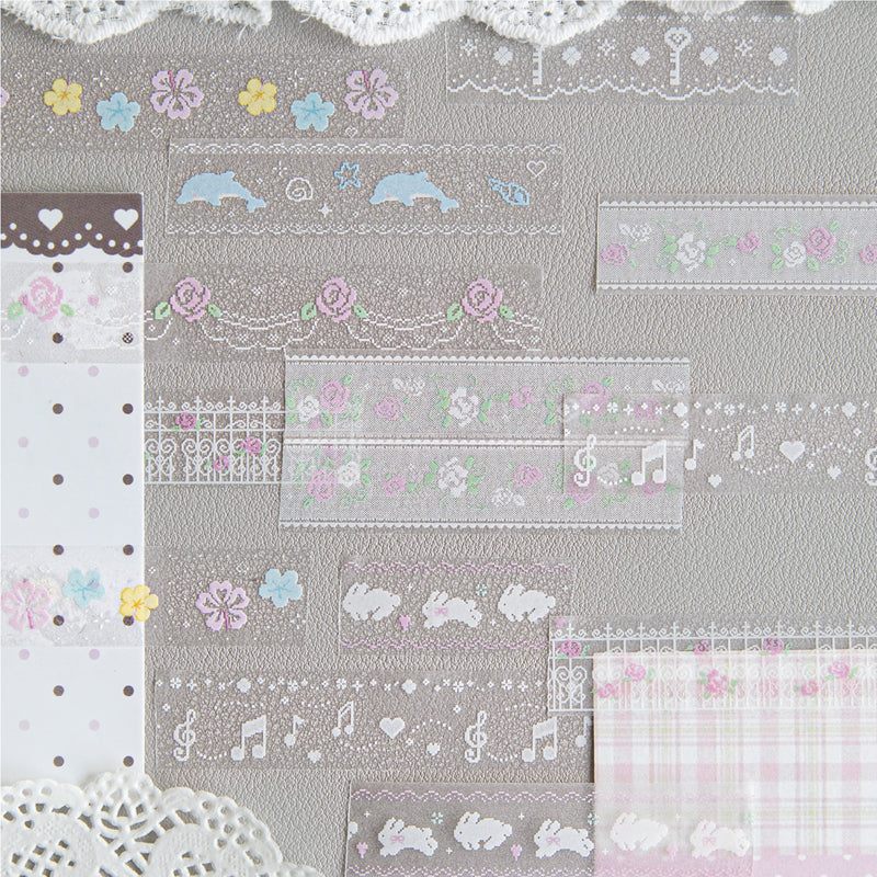 Pixel Garden Series Flash Sand PET Tape