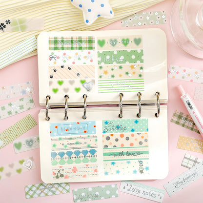 Letters To Summer Series Sticker featuring summer, and letter designs for journaling, scrapbooking and collage