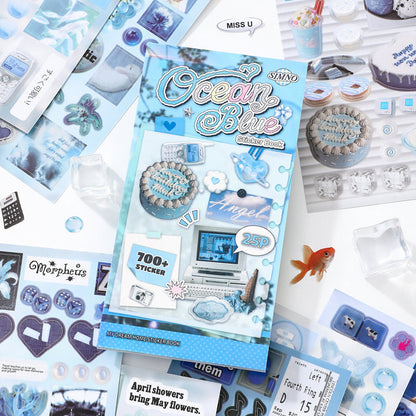 My Ideal Home Series Sticker Book featuring book, and home designs for journaling, scrapbooking and collage