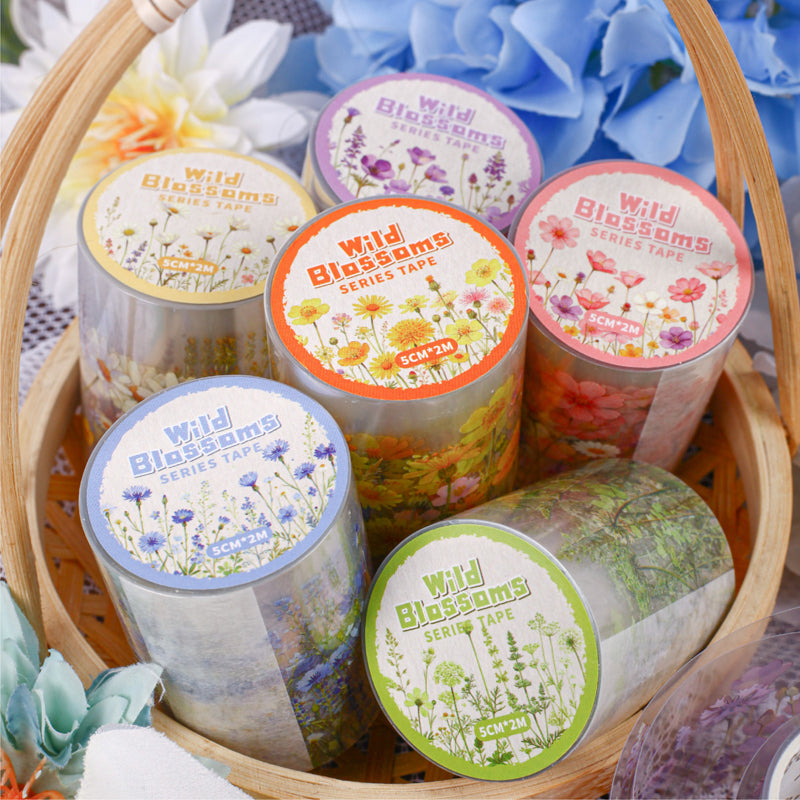 Wild Flowers Series PET Tape