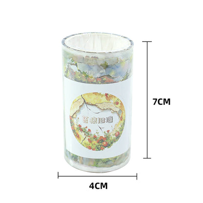 Old Wall PET Tape featuring old designs for journaling, scrapbooking and collage