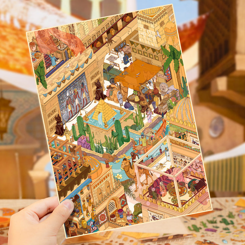 World Collection Series 3D Sticker for journaling, scrapbooking and collage