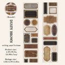 Handwritten retro label Series Die Cutting Writing Paper Tape
