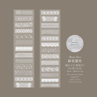 Hand Tear Catalog Series Die Cutting Fog PET Tape