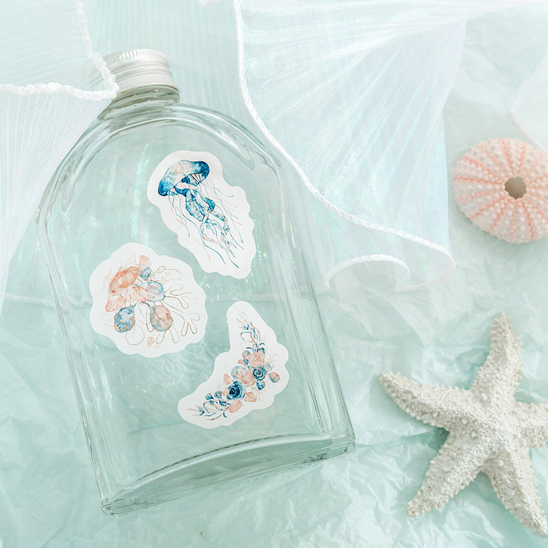 Quiet sea of flowers Sticker