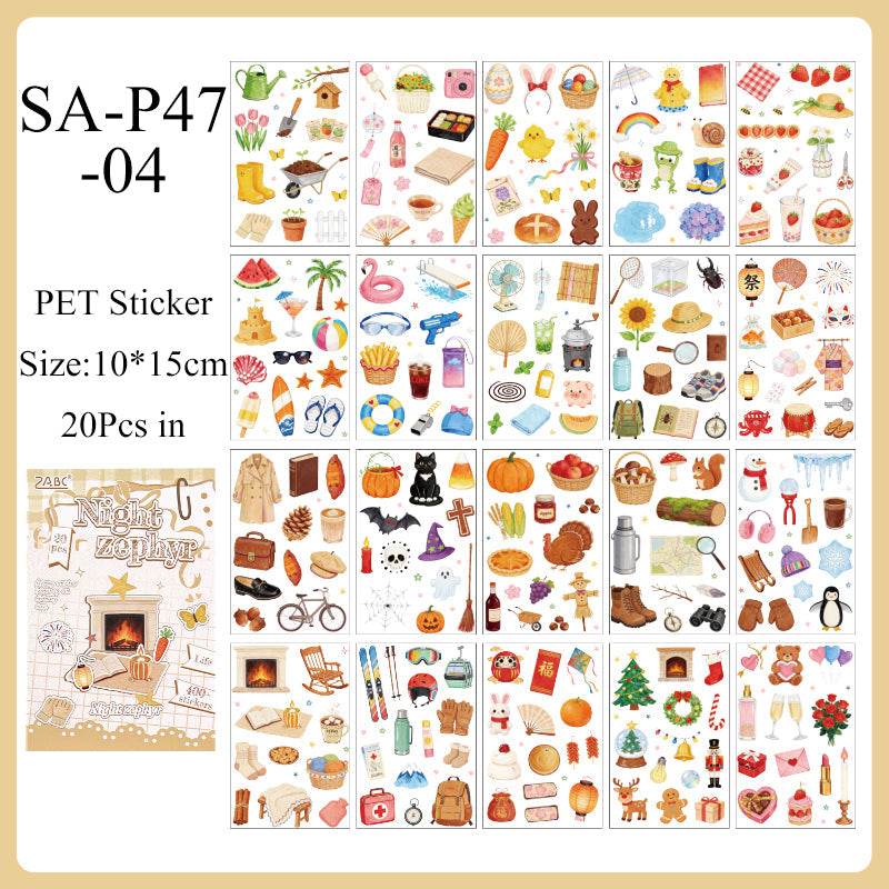 Beautifully Decorated Room Series Sticker Book