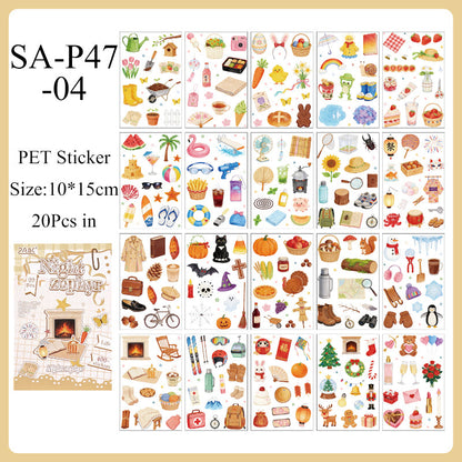 Beautifully Decorated Room Series Sticker Book