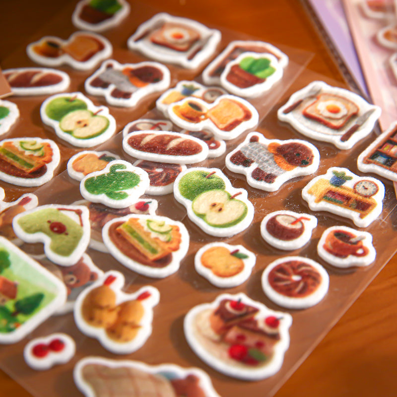 Fleece Rug Series Sticker for journaling, scrapbooking and collage