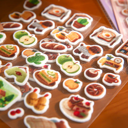 Fleece Rug Series Sticker for journaling, scrapbooking and collage