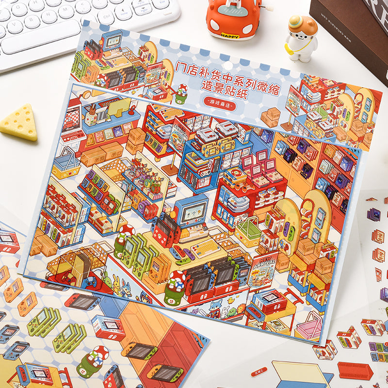 Store Replenishment Series 3D Sticker for journaling, scrapbooking and collage