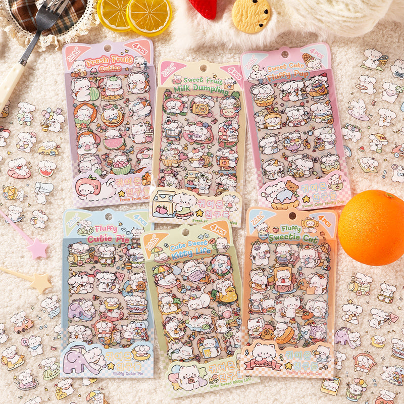 Milk Cute Companion Series Sticker for journaling, scrapbooking and collage