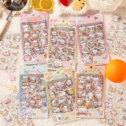 Milk Cute Companion Series Sticker for journaling, scrapbooking and collage