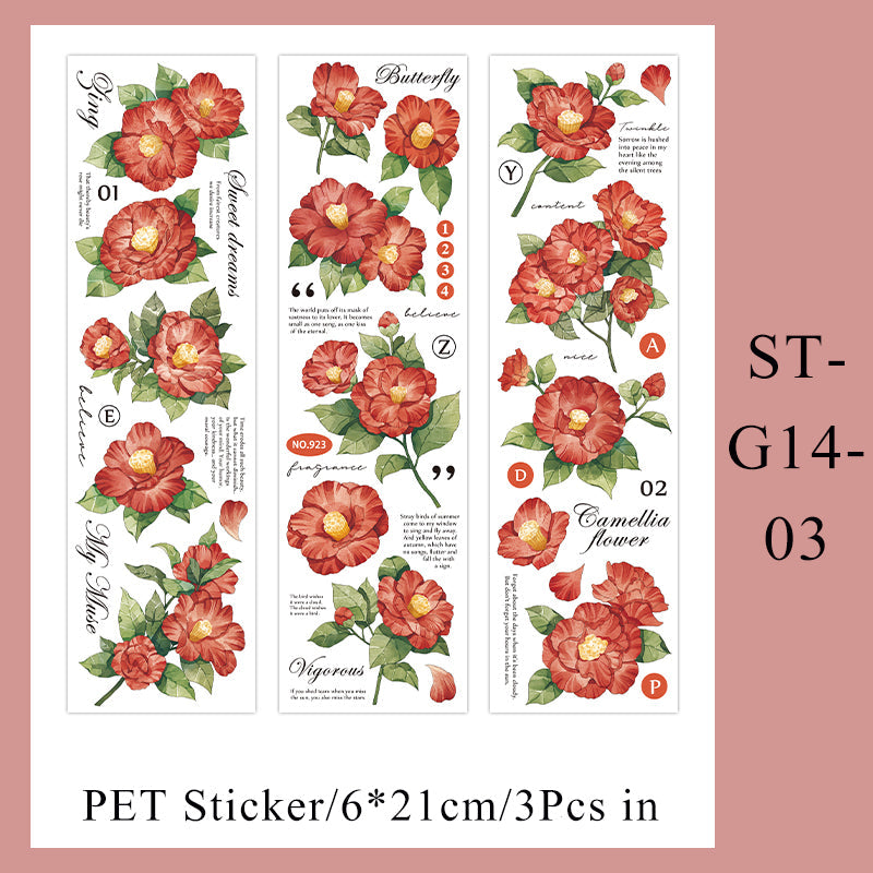 Flowers of the letter Sticker
