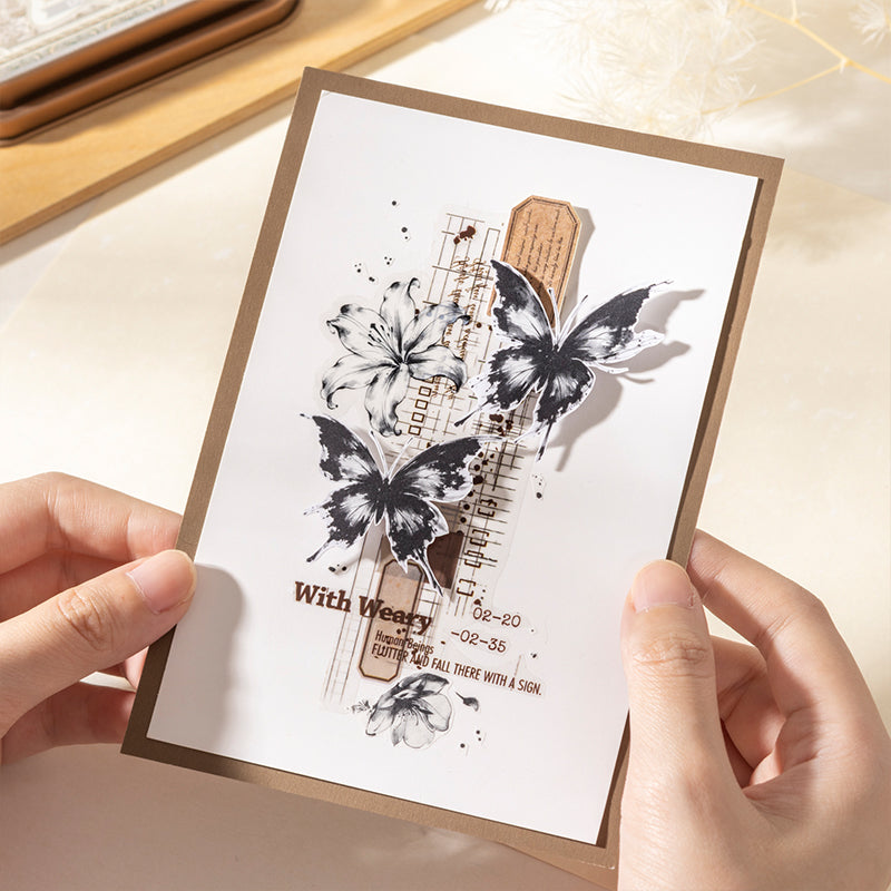 Dash Of Ink Series Sticker for journaling, scrapbooking and collage