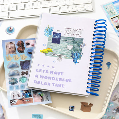 My Ideal Home Series Sticker Book featuring book, and home designs for journaling, scrapbooking and collage