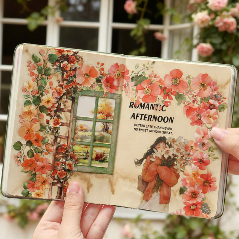 Vines lead flowers Sticker