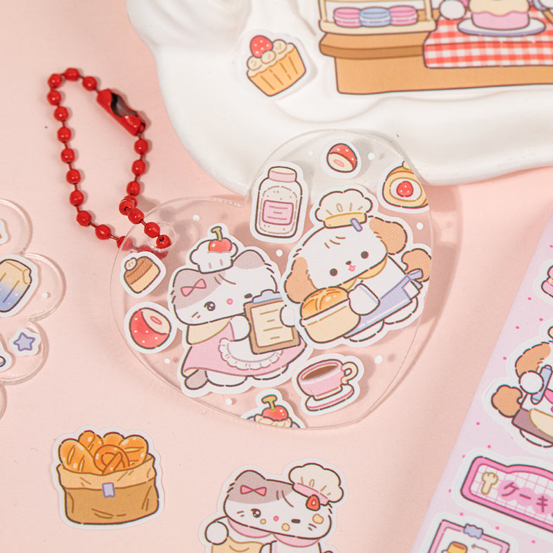 Sweet Store Manager Series Die Cutting Coated Paper Tape featuring sweet designs for journaling, scrapbooking and collage
