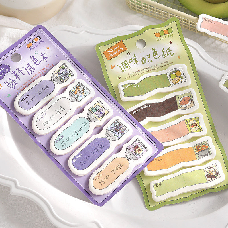 Color Ramblings Series Sticker featuring color designs for journaling, scrapbooking and collage