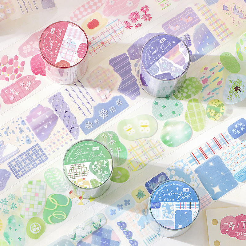 Collage Inspiration Library Series Die Cutting PET Tape for journaling, scrapbooking and collage
