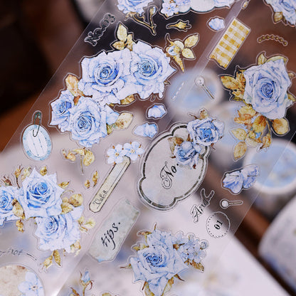 6cm*120cm Clear Dew Die Cutting Washi/PET Tape for journaling, scrapbooking and collage